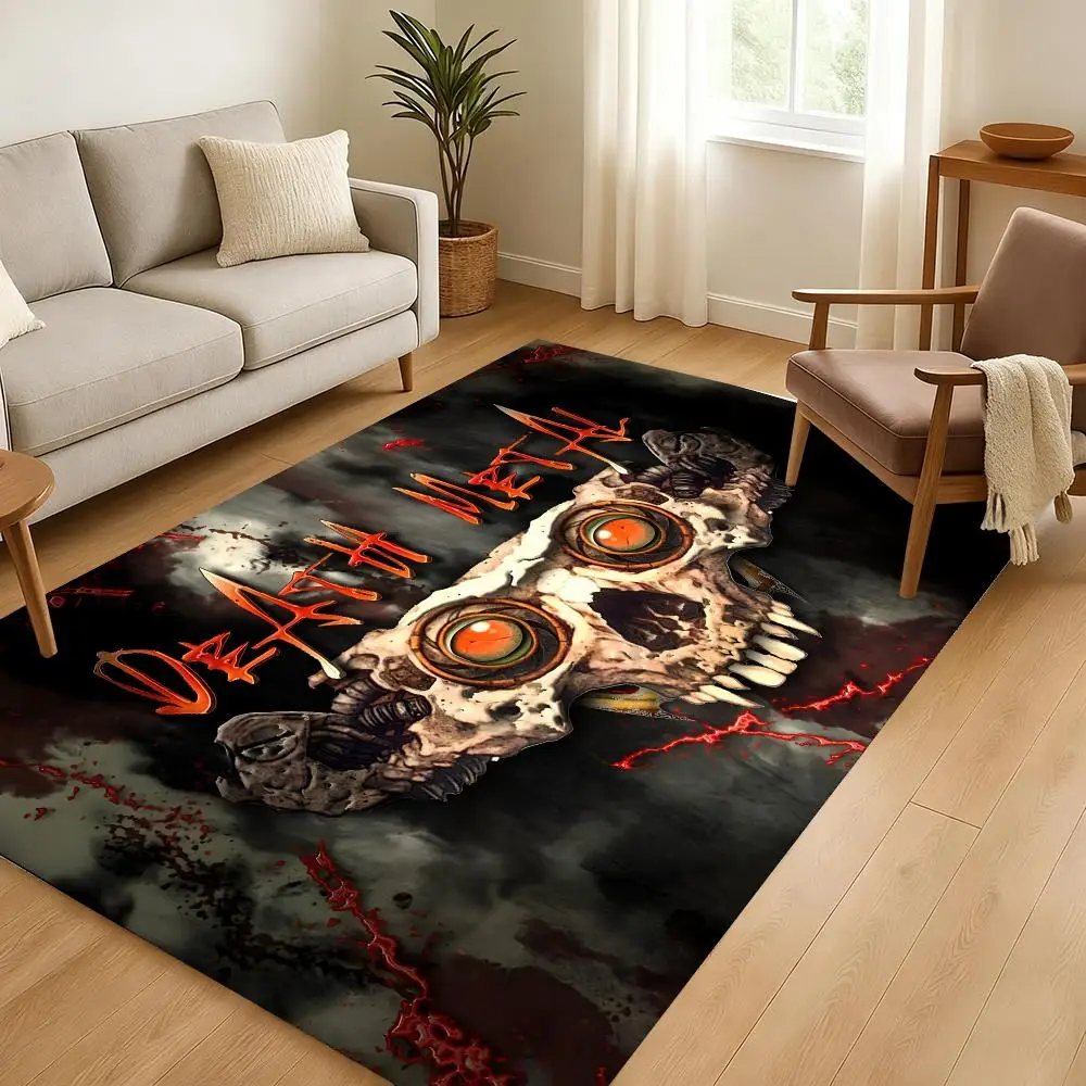 Obituary band Floor Mat Soft Thickened Absorbent Non-Slip Bedroom Living Room Door Mat Home Decor Flannel Rugs