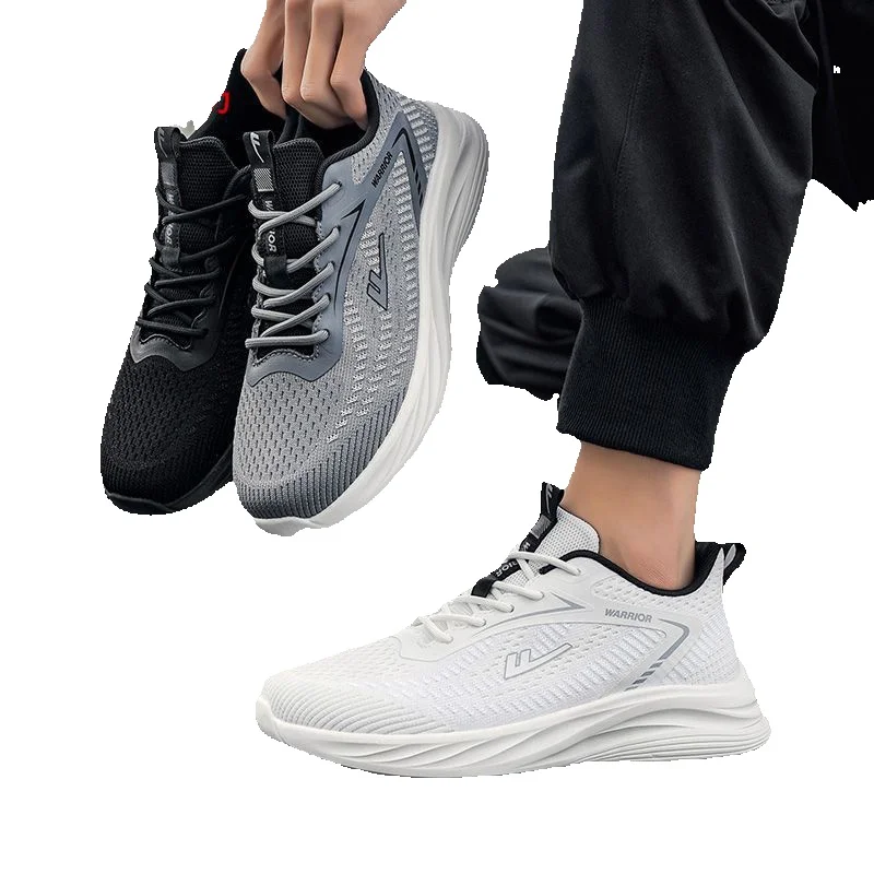 Huili Men's Sports Shoes 2026 Spring/Summer New Breathable Lightweight Casual Shoes Soft Sole Cushioning Running Shoes_vogvips.com