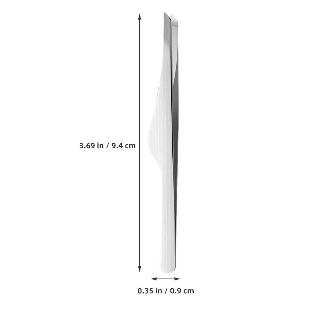 Pincettes à sourcils de précision en acier inoxydable, applicateur de cils, Extension de cils, accessoires de beauté professionnels, 4 pièces