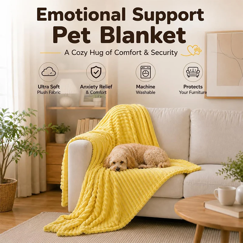 Thick Fluffy Dog Blanket Warm Soft Cozy Pet Bed Mat Machine Washable For Beds Crates Sofas Car Seats Cats Dogs All Seasons