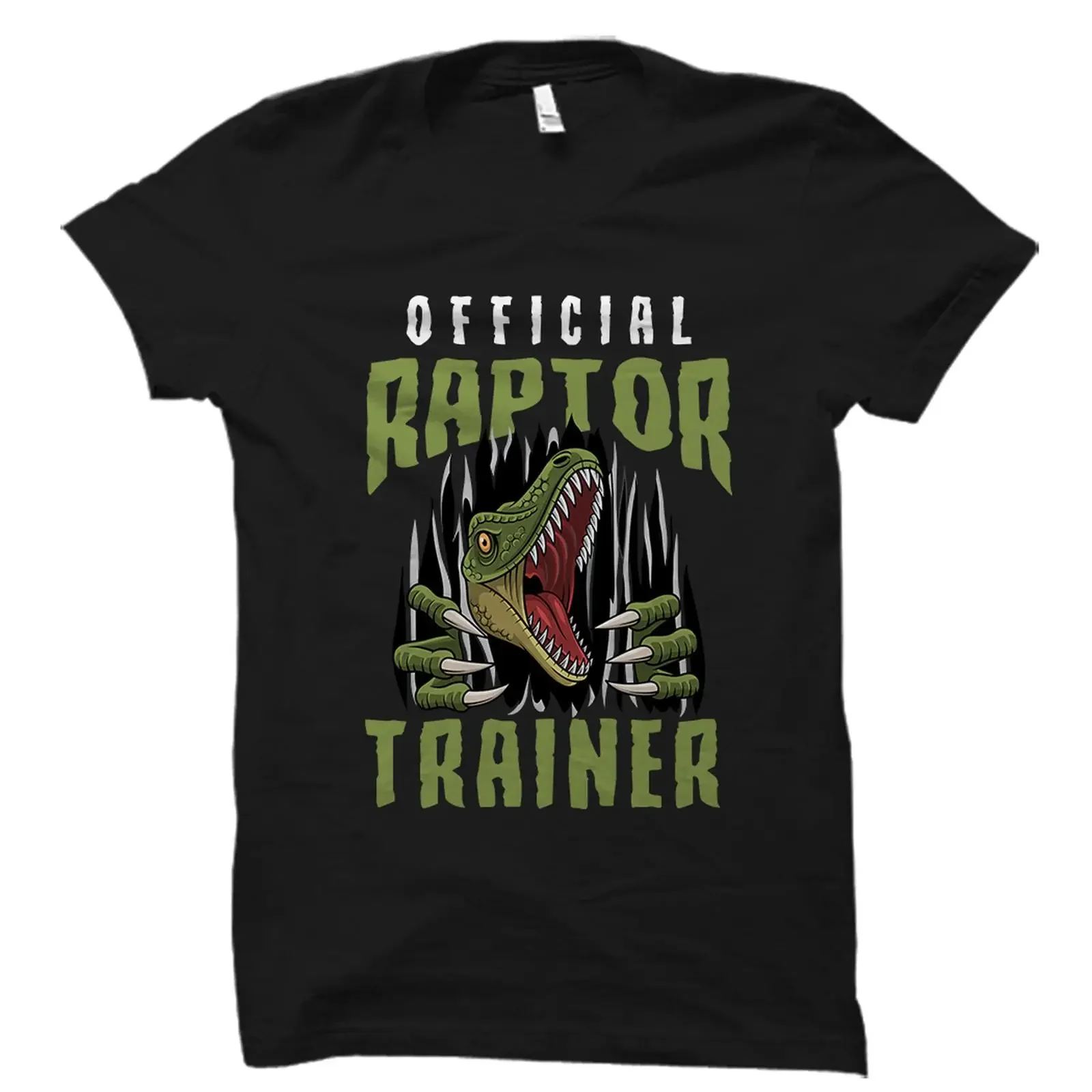 Official Raptor Trainer Dinosaur T Shirt Funny Velociraptor For Dino Lover  vintage Washed Soft Casual fashion Stylish Unisex