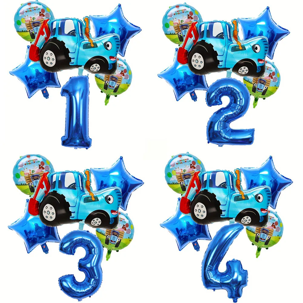 6Pcs Farm Tractor B…