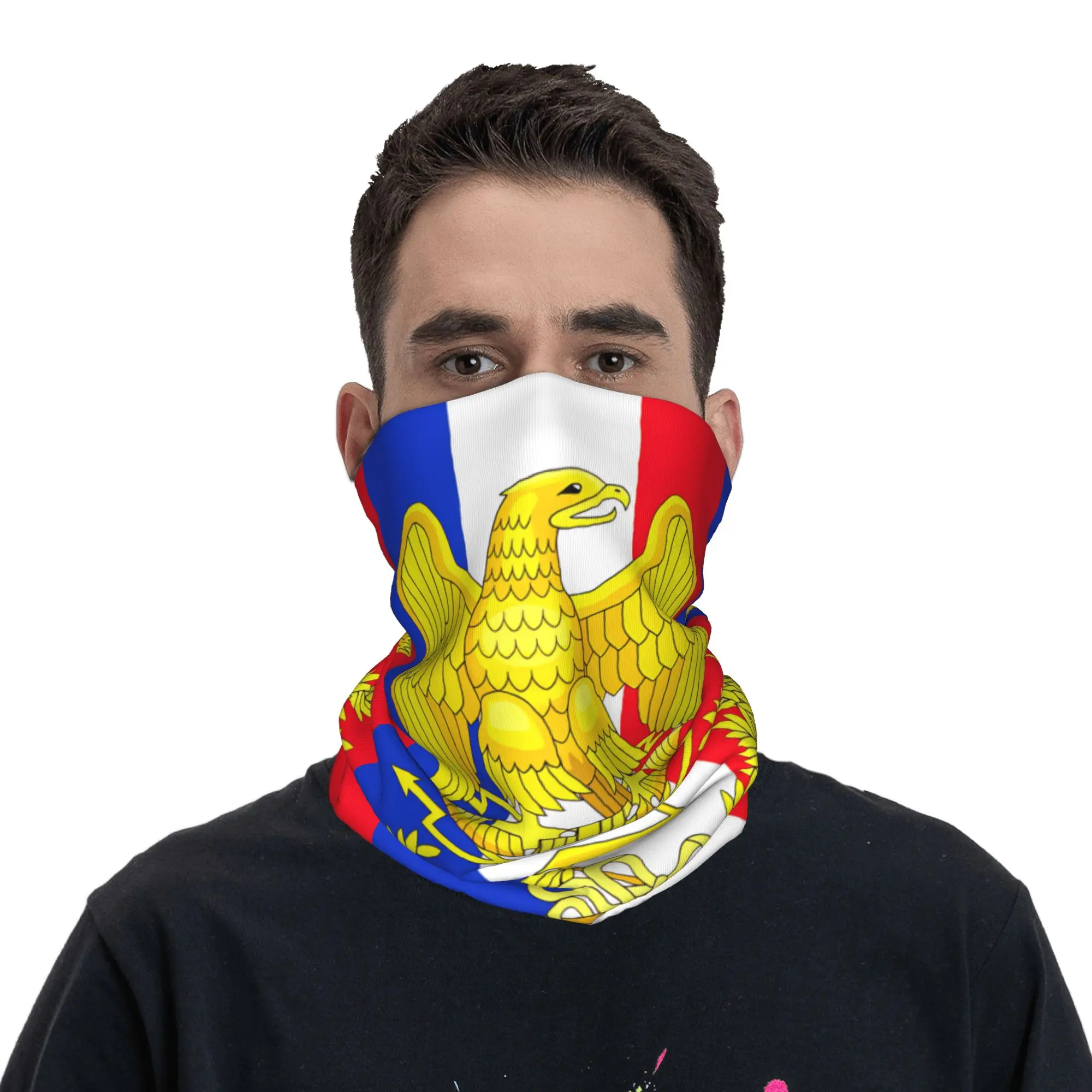 

Шарф-бандана с принтом флага Франции (Наполеон), многофункциональный, теплый, для мужчин и женщин, для зимнего туризма