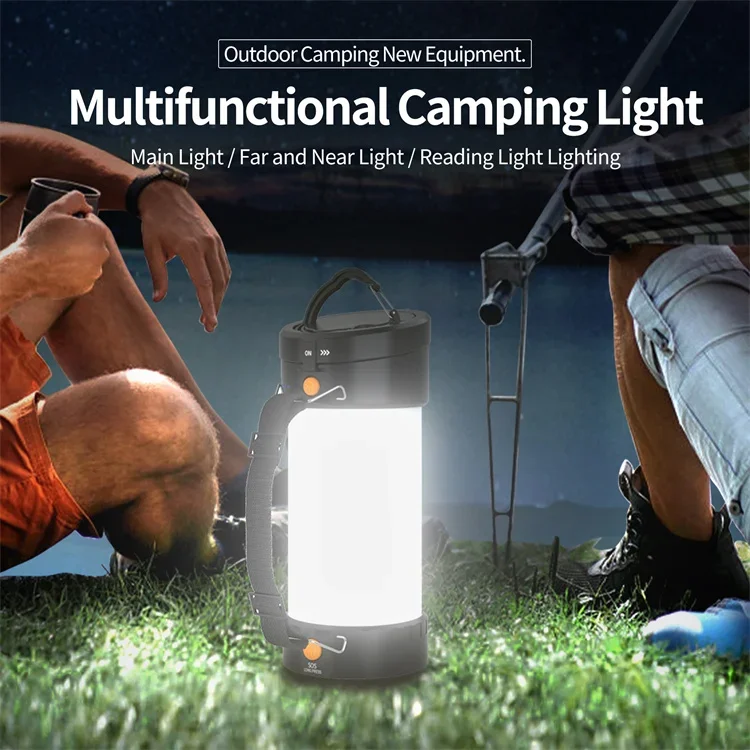 Camping Light Portable LED 20W Rechargeable Camp Tent Light Mobile Charger LED Light Camping Lantern