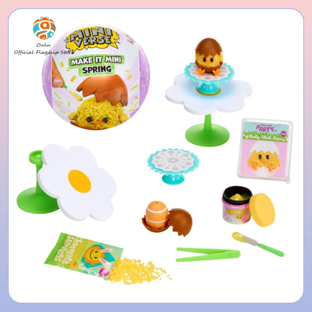 

New Genuine Miniverse Make It Mini Food Easter Series 3 Blind Ball Mga Miniature Food Craft Mini Verse Replica Food Ornament Toy