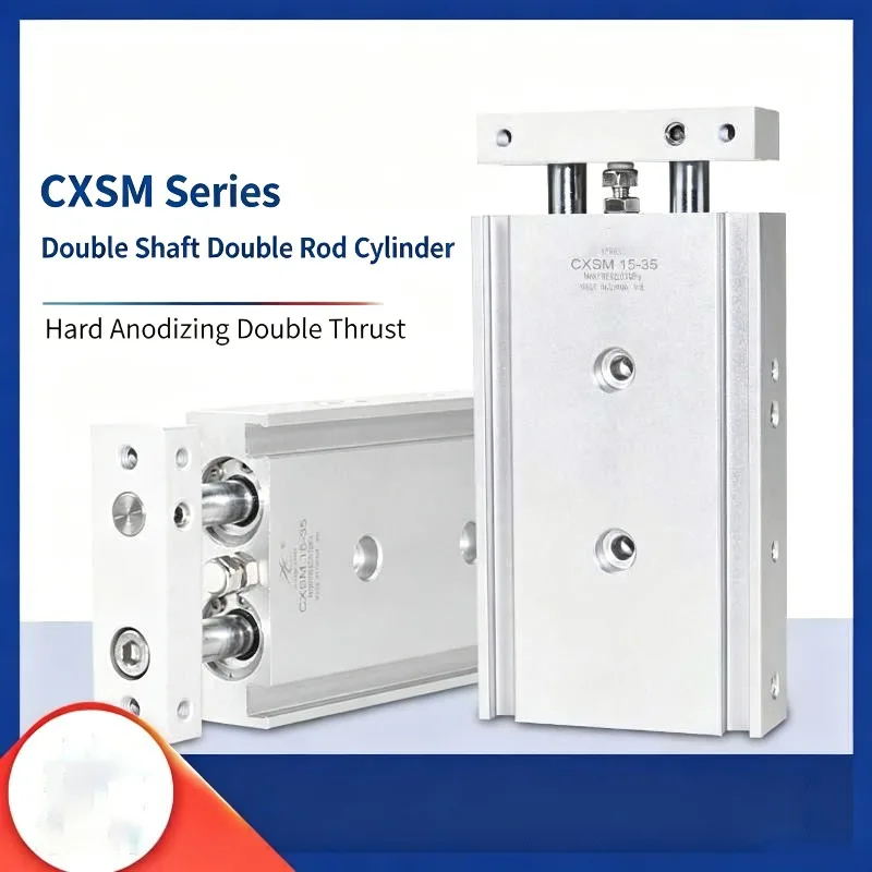 CXSM Dual Rod Cylinder Pneumatic Cylinder CXSM10 CXSM15 CXSM20 CXSM25 CXSM32 Double Axis Dual Rod Cylinder