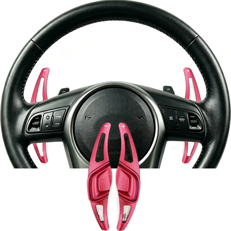 Car Steering Wheel DSG Shift Paddle For KIA Cerato SX Cerato Frote Koup 2011 2012 2013 Extension Gear Stickers