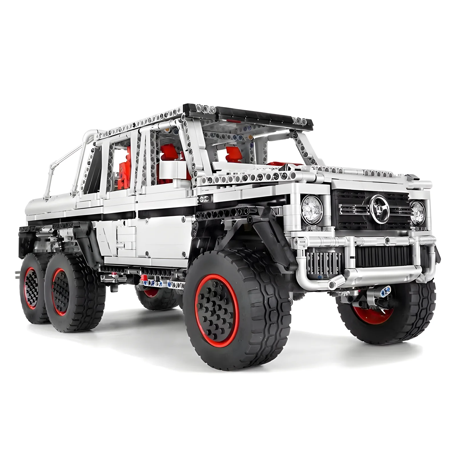 MOULD KING 13061 MOC Technical Motorized G700 6x6 SUV Truck Car Building Blocks Bricks 3D Educational Toy Christmas Gift For Kid