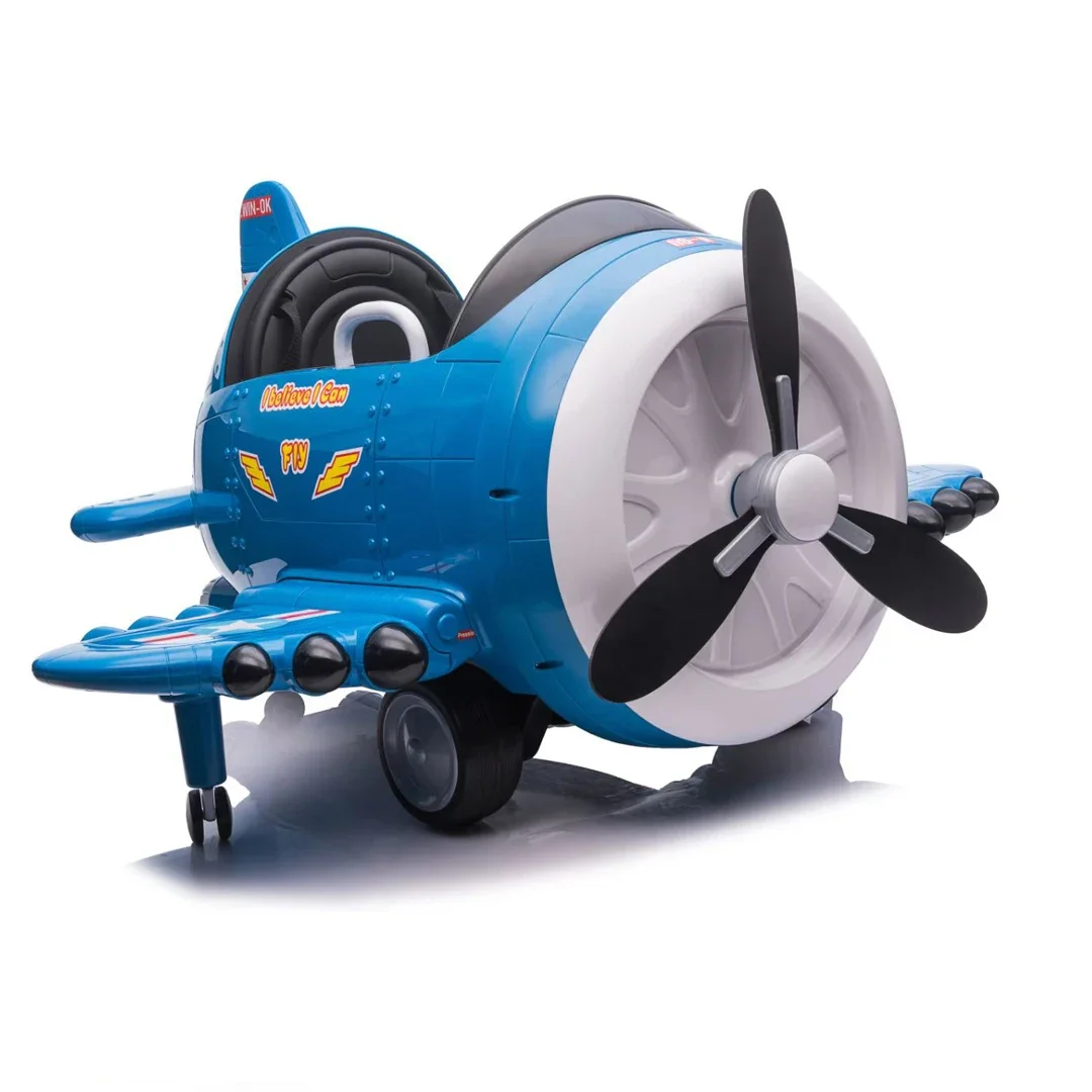 z Children Electric Vehicle Seat Ride On Car Toy Plane Music Play Remote Control Kids Airplane Model Electric Car