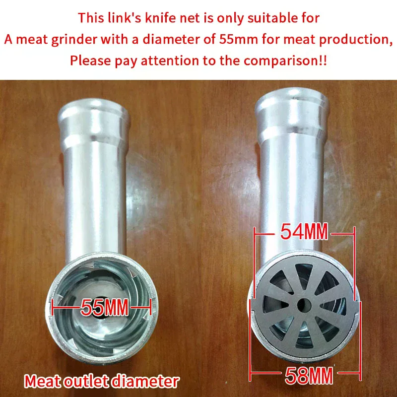 Grinder Blades Plate Discs Pinion Mixer Spare Parts Stainless Steel Grille For Food Grinder Replacement Accessories Meat