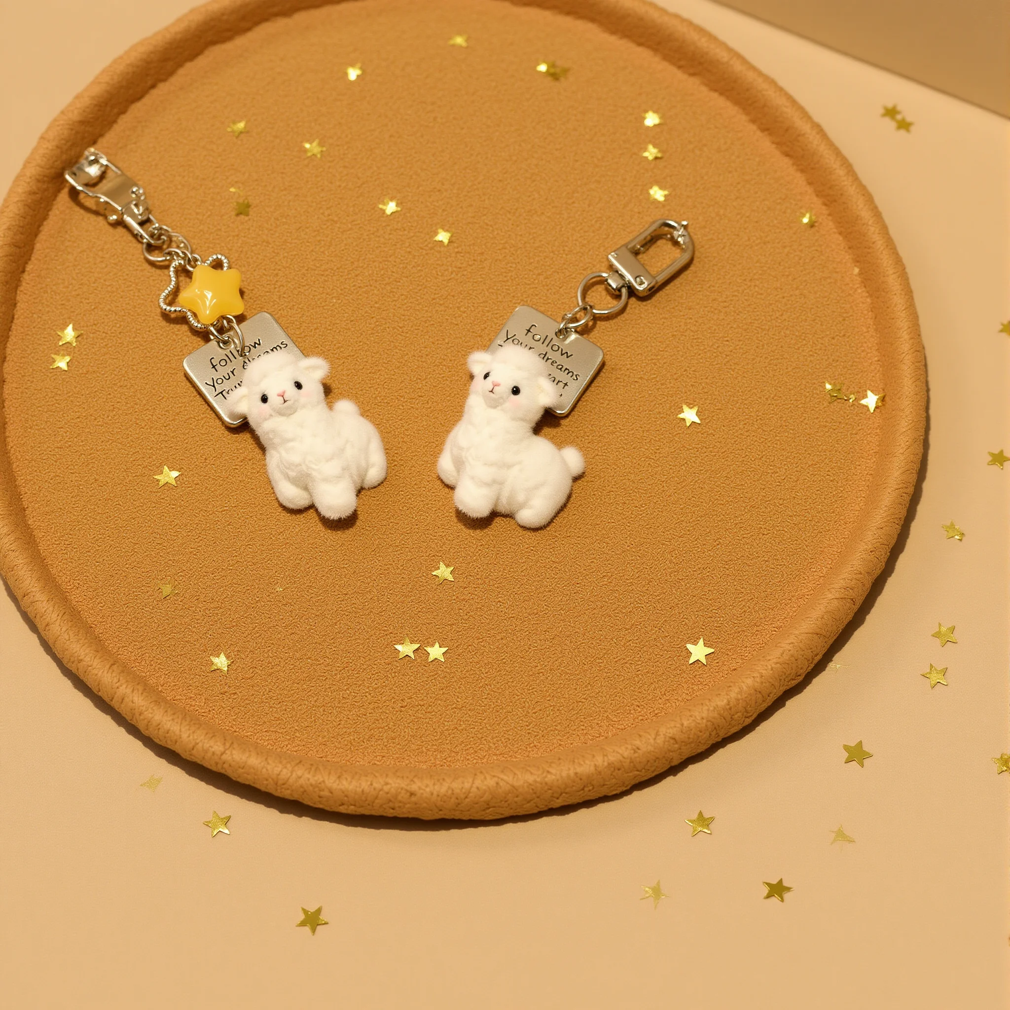 Phone Charm Fluffy Cute Animal Charm Camera Charm Flocked For Key Rings Backpacks Keys