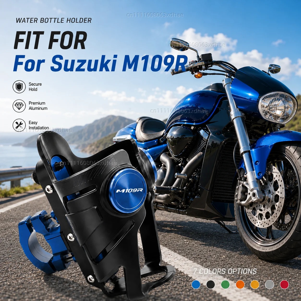 Motorcycle Water Bottle Holder For Suzuki Boulevard M109R 109R M109 Coffee Beverage Tea Cup Support Modification Accessories
