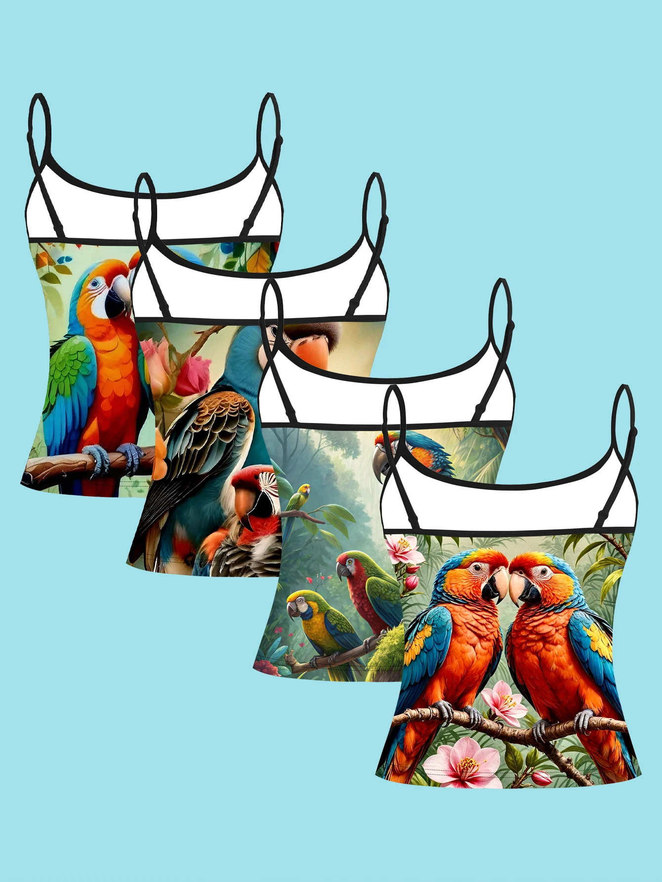 4-Piece Vintage Oil Painting M - огляд і ціна Tropic Strap Vintage