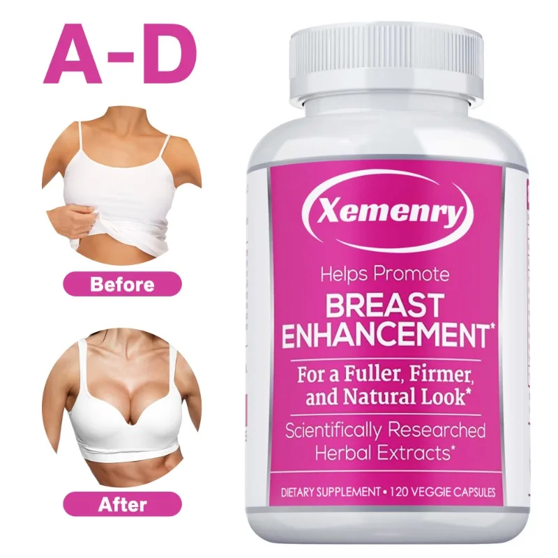 Pueraria Mirifica Capsules - Promote Breast Development, Relieve Menopausal Discomfort, Natural Herbal - 120 Capsules