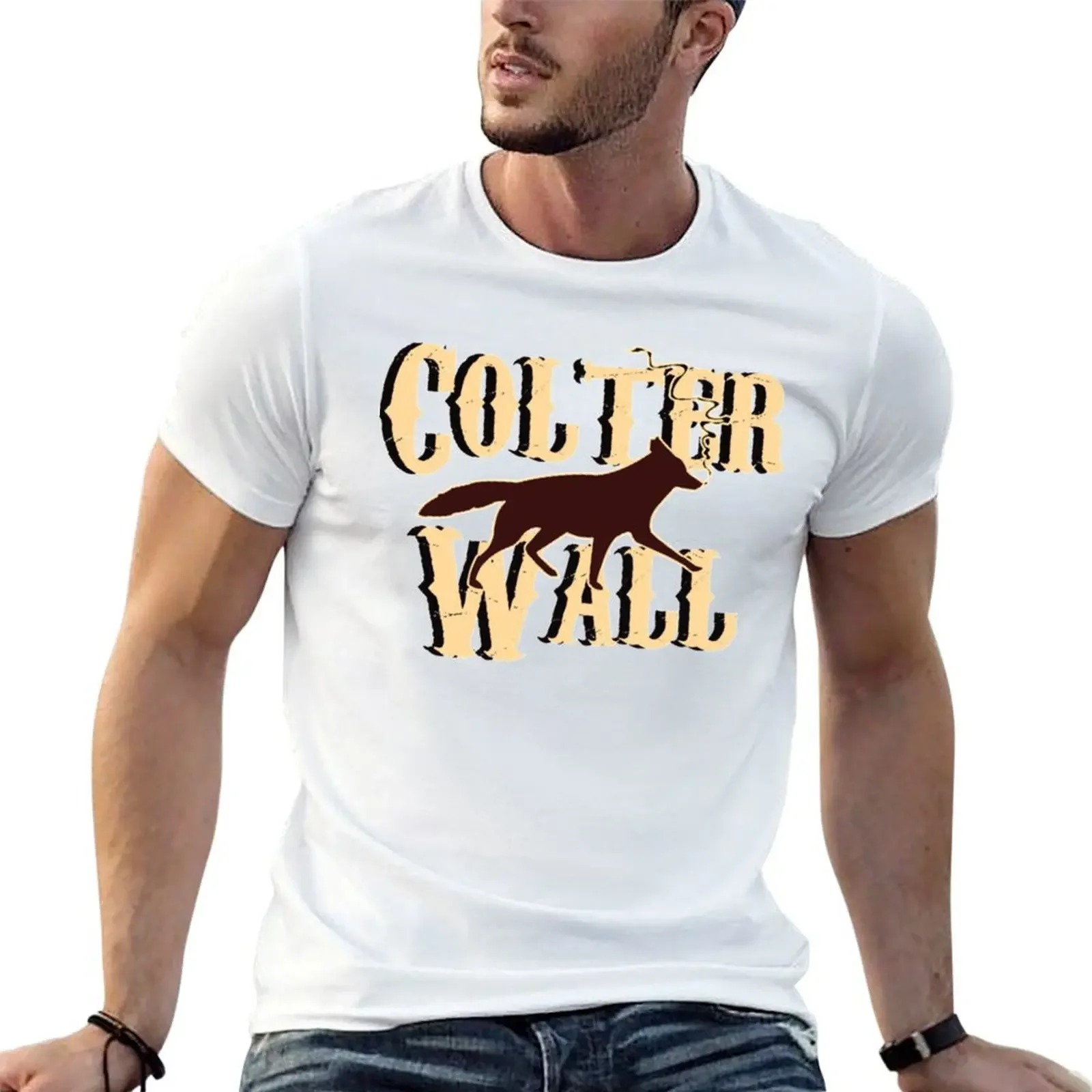 COLTER WALL T-Shirt summer tops cute tops street wear plus size clothes plain black t shirts men