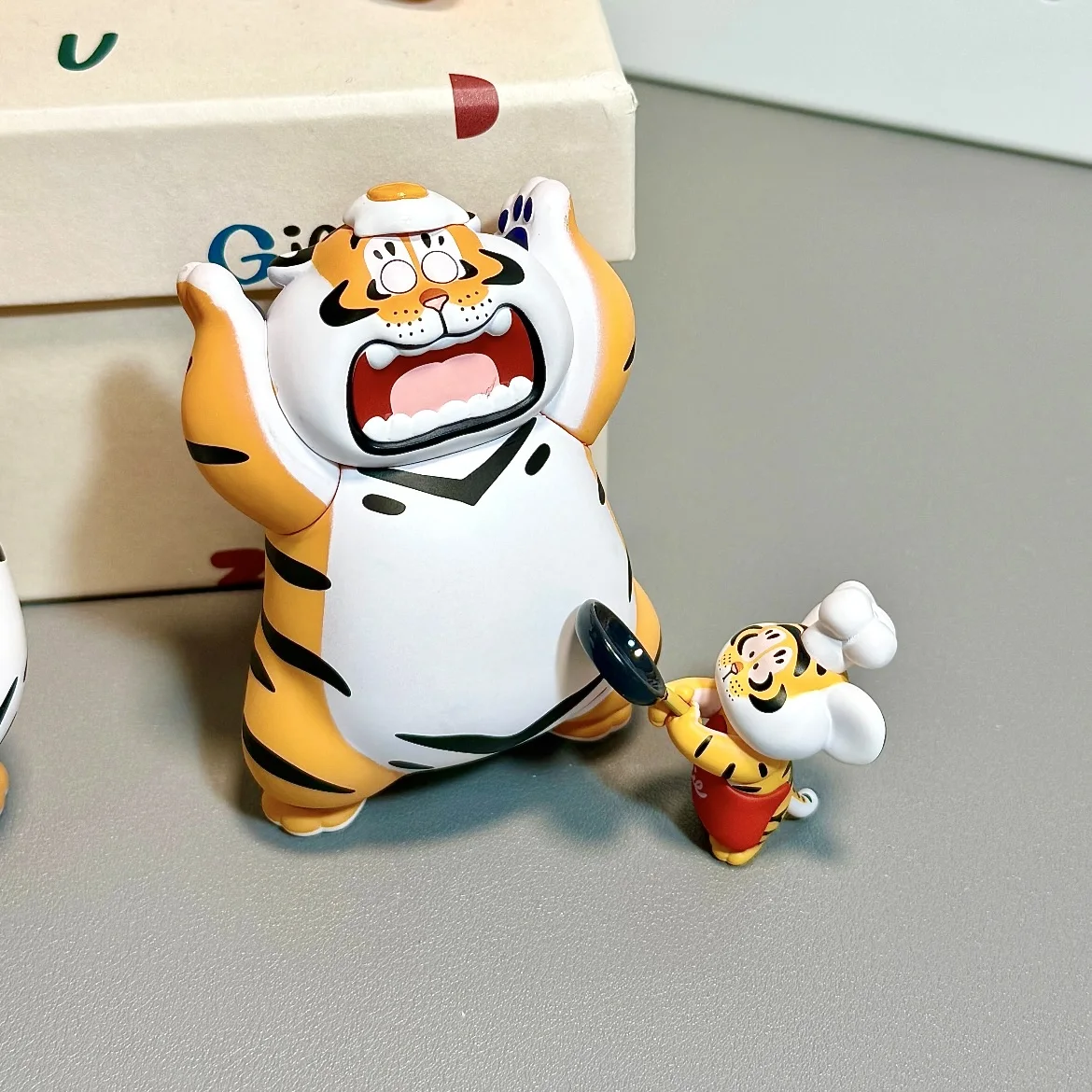New Genuine Fat Tiger V2 I’M Not A Fat Tiger Father'S Love And Son'S Obedience Series Blind Box Cute Cartoon Tiger Figure Toy Gi