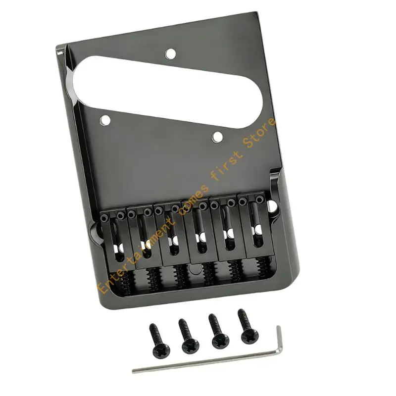 T Guitar Bridge Assembly for 6 String Electric Guitar Repair 55KD