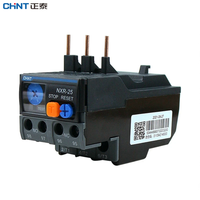 

CHINT relay NXR-25 0.63~1A-17-25A 0.4-0.63A AND MB-2 RAIL BASE Thermal Overload Relay for NXC series AC Contactor