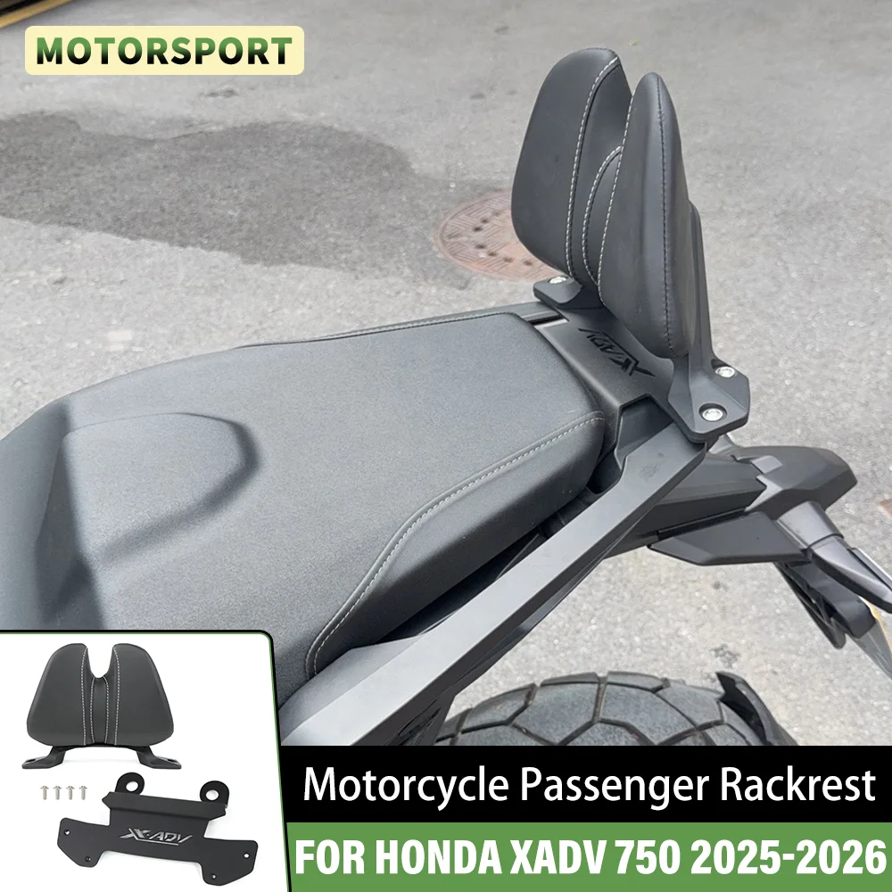 FOR HONDA XADV 750 X-ADV750 2025-2026 New Motorcycle Rear Passenger Seat Backrest Cushion Lumbar Waist Support Back Rest Pad