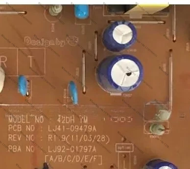 used for  PS43D450A2 PS43D490A1 Y Board LJ41-09479A LJ92-01797A LJ41-09478A R1.8 LJ92-01796A