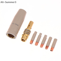 (YY)1 Set 2025 MB-15Ak Mig New Coating Ceramic Non-stick Welding Slag Conductive Protective Nozzle European Shielded Accessorie