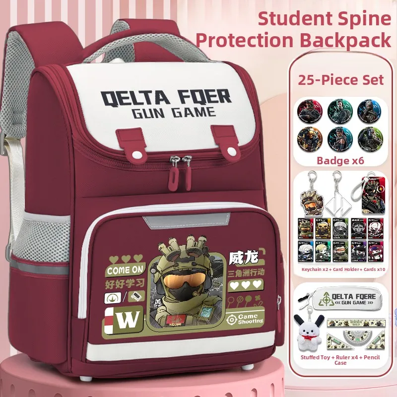 delta-versatile-backpack-large-capacity-lightweight-unisex-school-bag-bee-medic-collaborative-edition-nylon-material-zipper-c