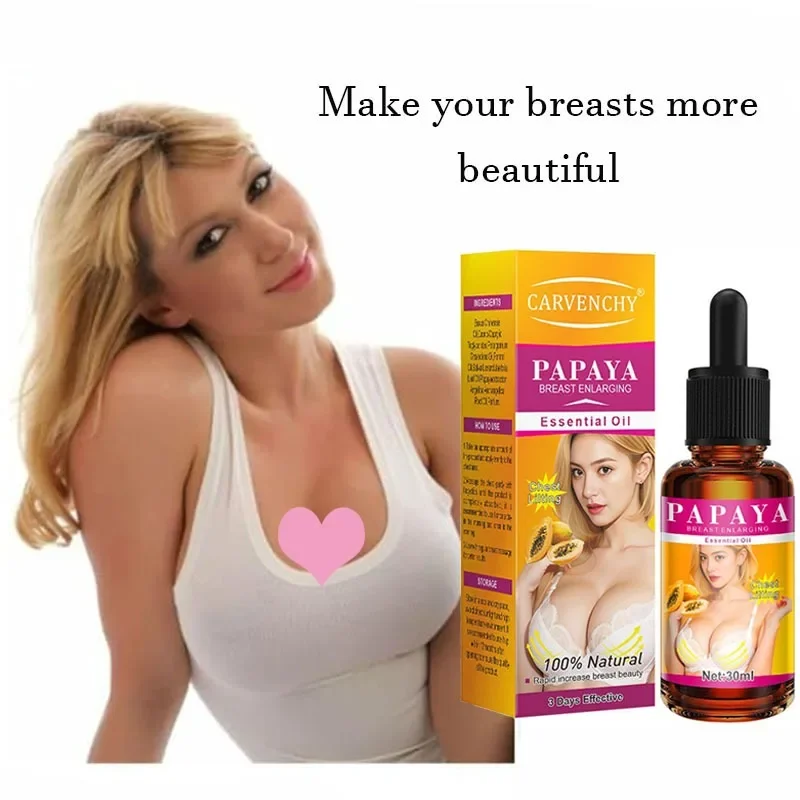 Women Breast Enlargement Oil Farming Enhancement Breast Enlarge Big Bust Enlarging Bigger Lift Papaya Chest Massage Care Oil