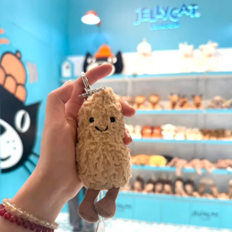 

【IN STOCK】Original JELLYCAT UK Fun Peanut Cute Plush Toy Super Soft Beauty Small Peanut Keychain Doll Birthday Christmas Gift