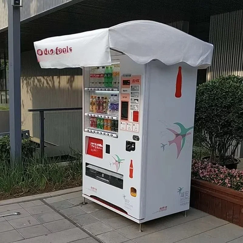 Outdoor sunshade canopy stainless steel canopy vending machine