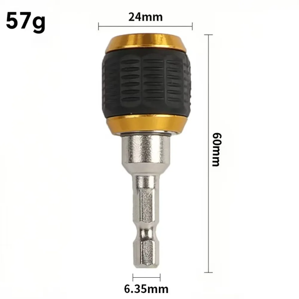 Extra Long Drill Bit Extension For Tight Spaces Quick Release Hex Shank Adapter Magnetic Screwdriver Bit Holder Self Locking