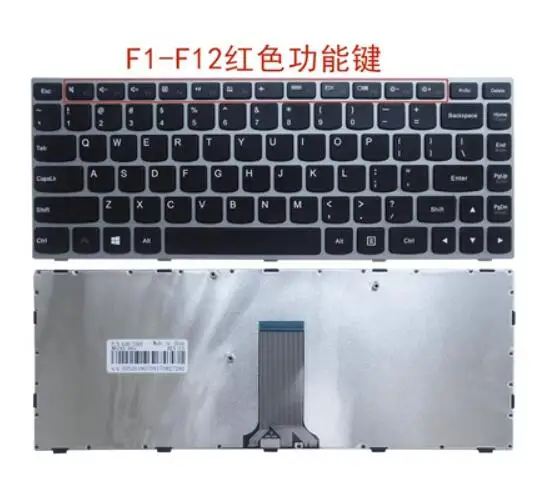 SILVER US keyboard for Lenovo g40-30 g40-45 G40-70 G40-75 G40-80 n40-70 n40-30 Flex 2 14 300-14IBR 300-14ISK 305-14IBD 500-14ACZ