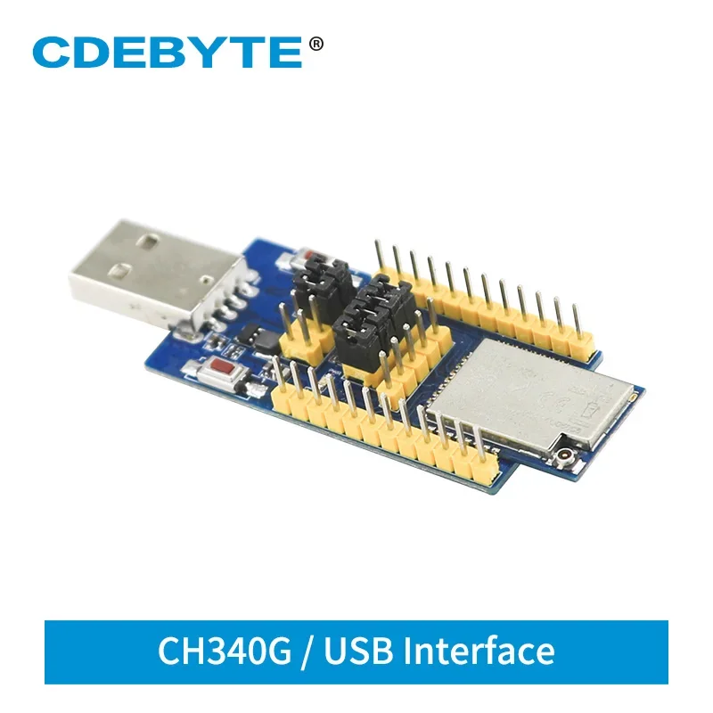 

E18-TBH-27 CH340G USB Interface 2.4GHz 27dBm UART Serial Port Test Board ZigBee Module