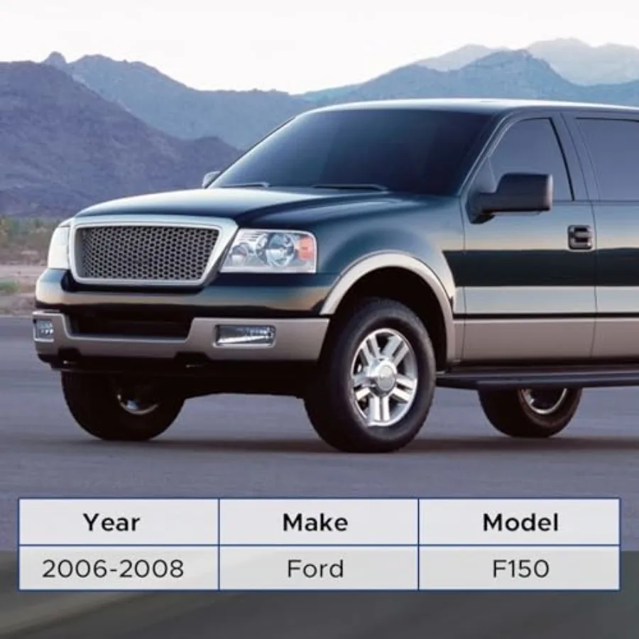 أجهزة استقبال وصلة المقطورة مناسبة لسيارة Ford F150 Lincoln Mark LT 2006 2007 2008 مع جهاز استقبال وصلة سحب 2 بوصة فئة 3 وصلة وصول
