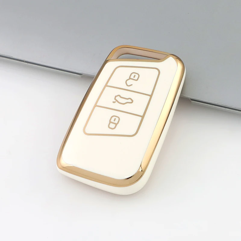 TPU Car Key Cover Case Fob for VW Volkswagen Magotan Magotan GTE Passat B6 B7 B8 CC Arteon for Skoda Fabia Superb A7 Kodiaq