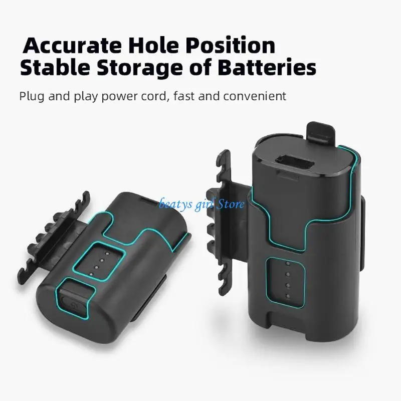 

C7AB Battery Clip Holder Convenient Storage Solution for Avata Goggles2 Flying Gear Elastic Head Strap Reduce Pressure