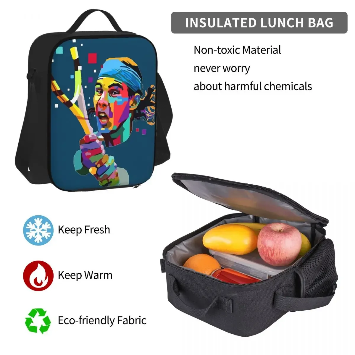 Conjunto de mochilas de arte para niños y niñas, mochila escolar de dibujos animados, mochila de almuerzo, bolsa de bolígrafo, juego de tres piezas