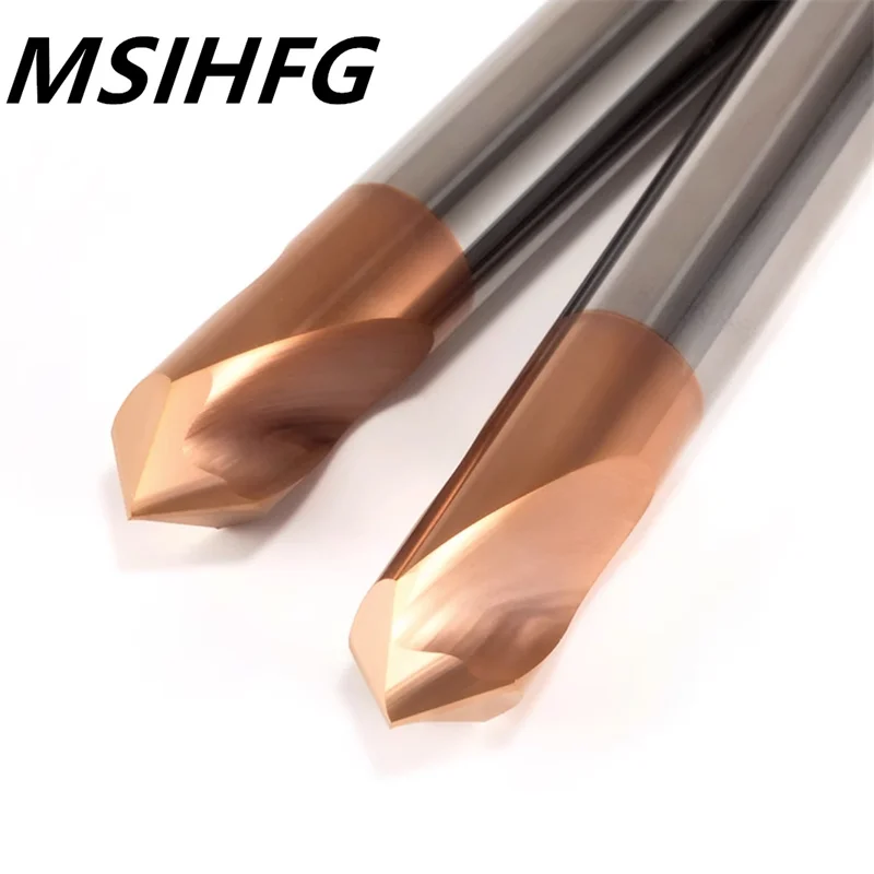 HRC55 Centering Chamfer Cutter Lollipop End Mill Ball Slot Endmill Solid Carbide Cnc Cutter R6 For Steel Aluminum 3D