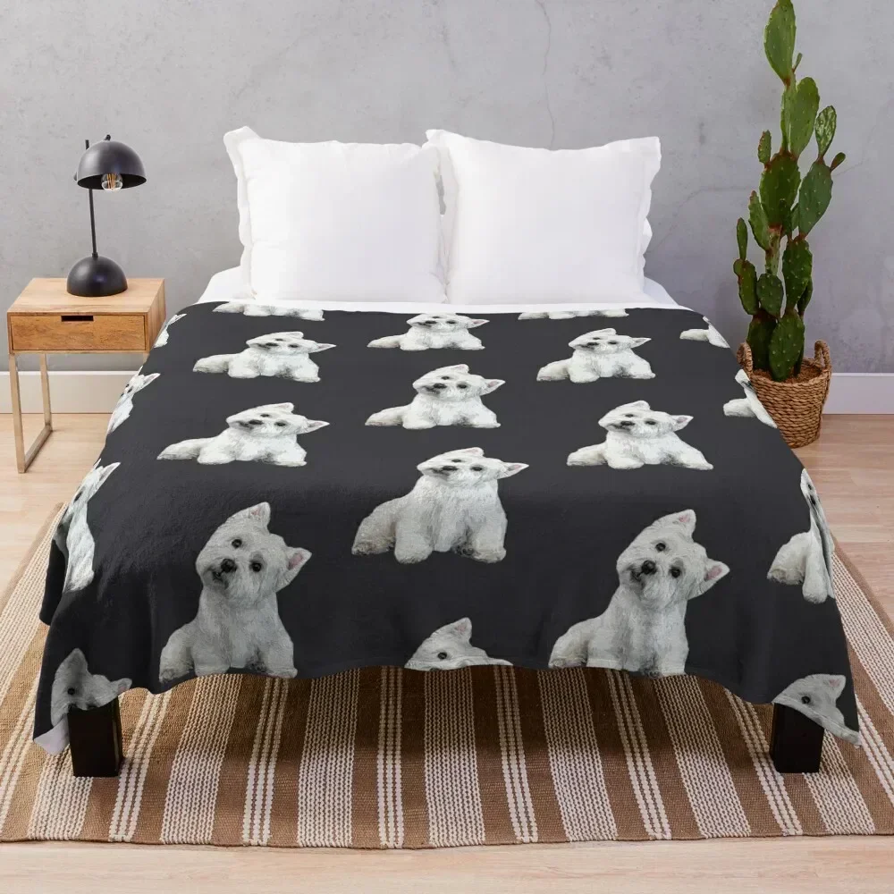 West Highland Terrier BEST DOG EVER! Throw Blanket anime Stuffeds Blankets