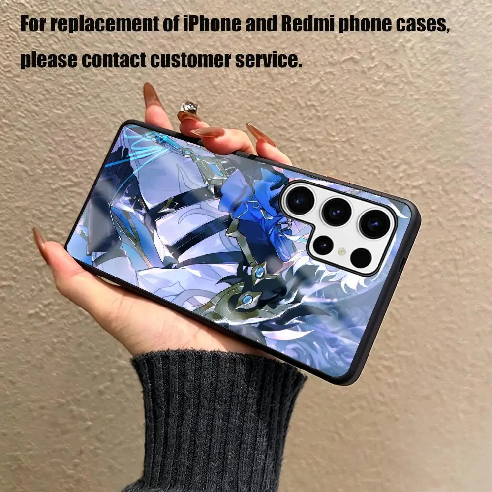 D-dottore Genshin Impact Phone Case For Samsung S26 S25 S24 S23 S22 S21 S20 Plus Ultra Glass Fold A Magnetic Case