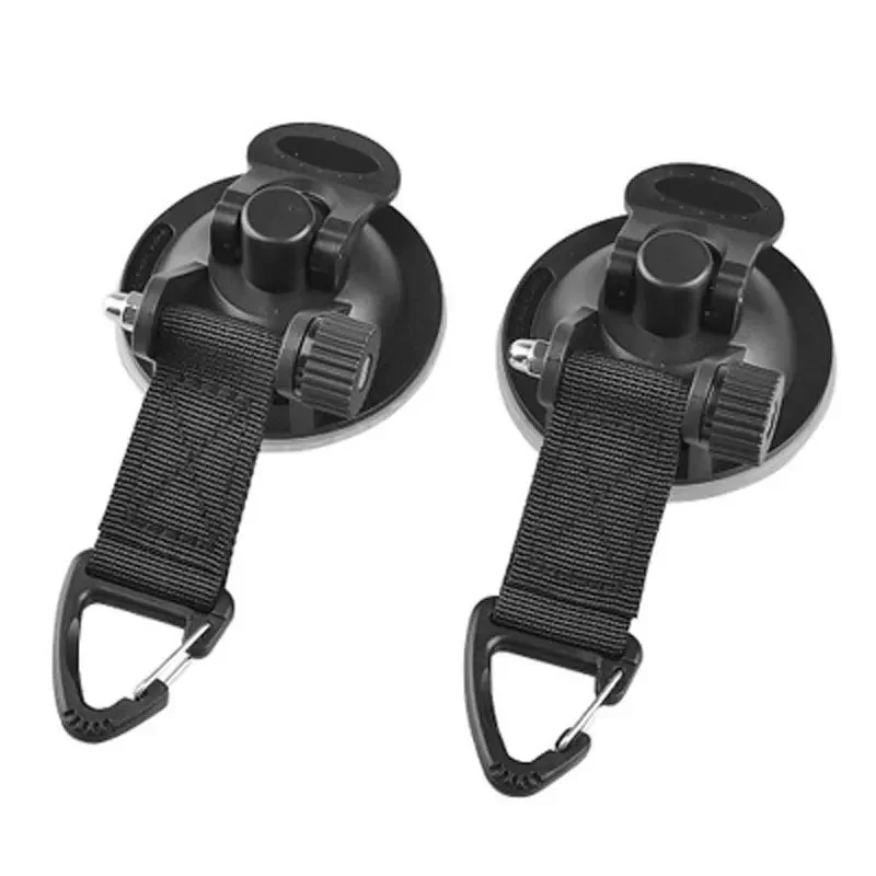 Outdoor Tent Suction Cup Hook Standing Tent Car Car Side Tent Suction Cup Buckle Can Reused with Swivel Hook Hiking Accessories