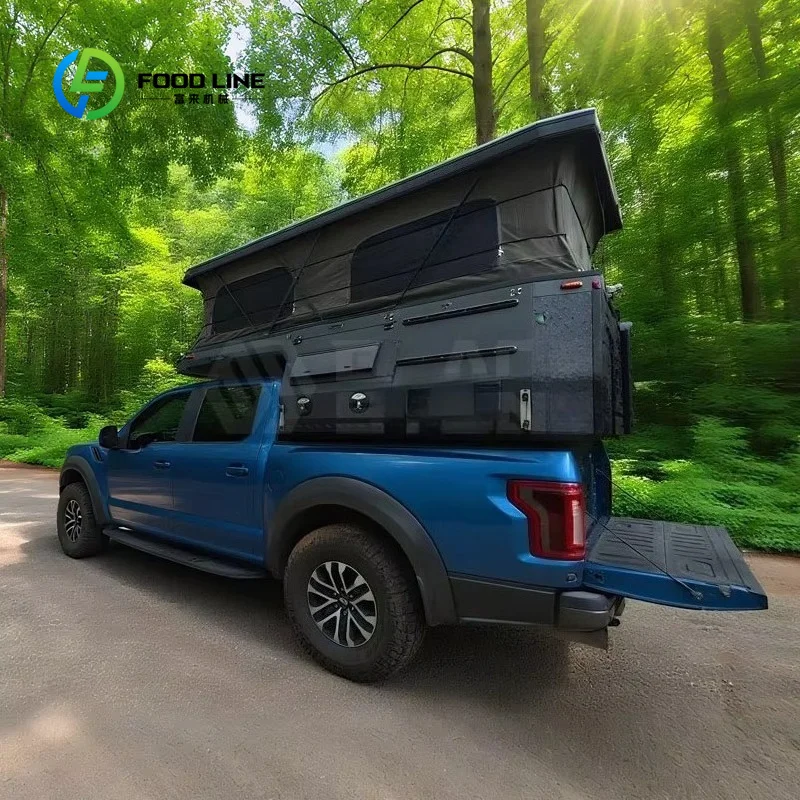 Customized Hard Shell Truck Bed Camper With Lift System And Rear Entry Door For Off Road Adventure Bulk Purchase Save Money