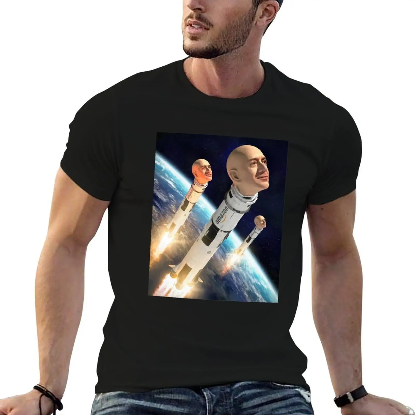 

Jeff bezos space tour T-Shirt t shirts for man graphic tees men t shirt cotton 100% anime t shirts oversize T-Shirt