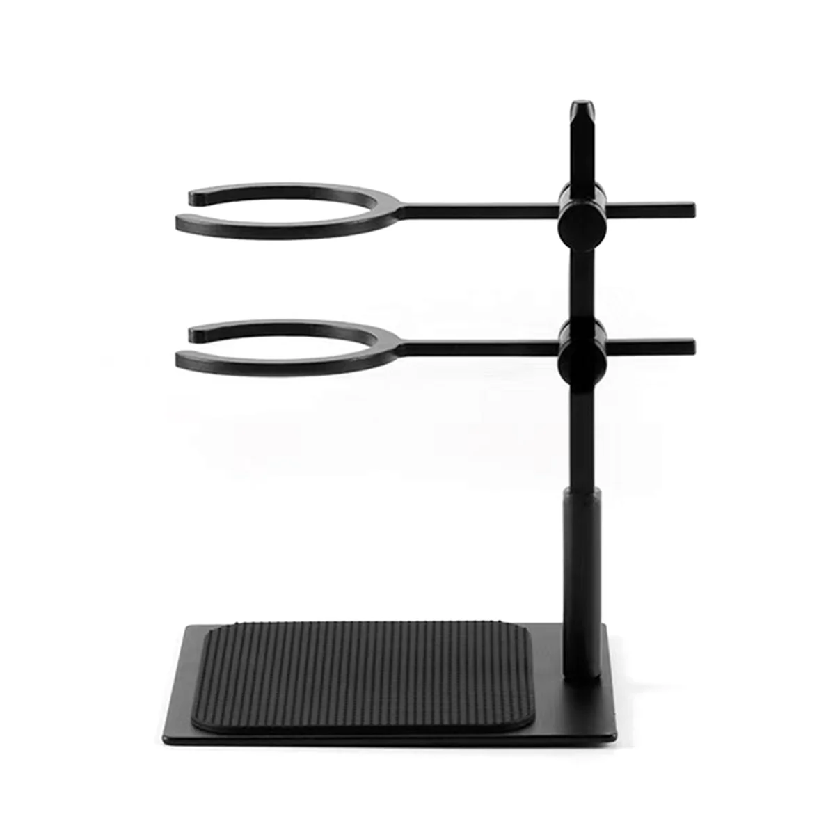 

MLGB Adjustable Double Filter Cup Holder for Pour over Coffee Maker, Aluminum Alloy Dripper Stand, Coffee Drip Brewer Rack