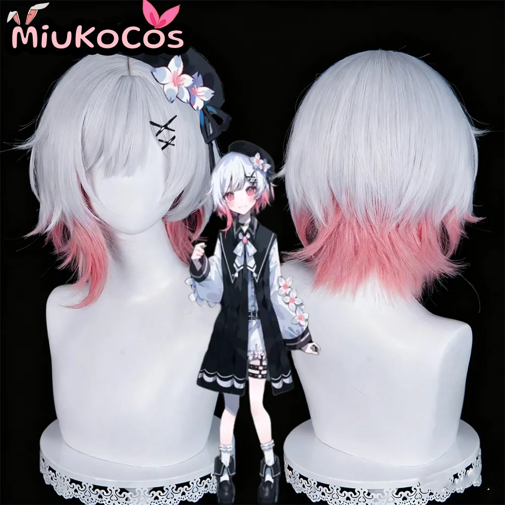 W MAGAZYNIE Peruka do Cosplayu Sakuraba Emma MiukoCosplay Gra Magical Girl Witch Trials Cosplay