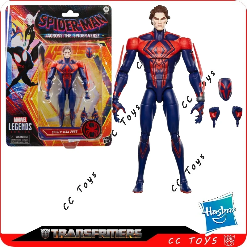 Auf Lager Hasbro Marvel Legends Series Across The Spider-Verse Spider-Man 2099 Modelle Anime-Film-Spielzeug Modell Actionfigur Geschenk