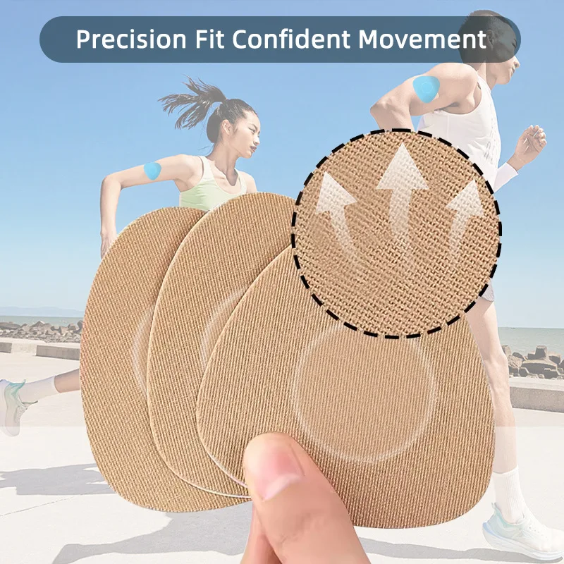 10Pcs Adhesive Sensor Patches Waterproof Freestyle Plasters Skin-Friendly Anti Slip Long Lasting for Outdoor Rock Climbing