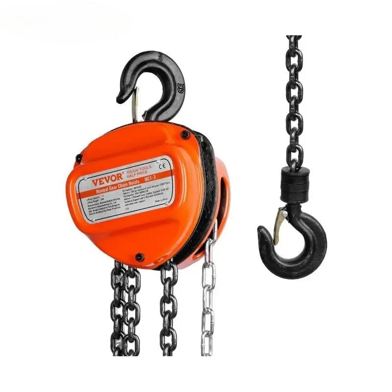 

Hoist with Double-Pawl Brake Manual Lifting Hoist Leading Rotation G80 Hook