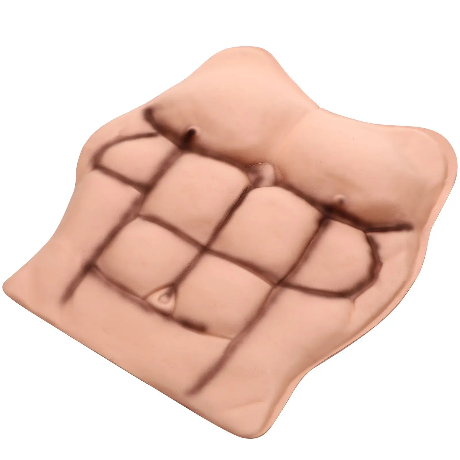 

Fake Male Chest Prop Lifelike Silicone Muscles Costume Mens Abs Clothes for Halloween Cosplay