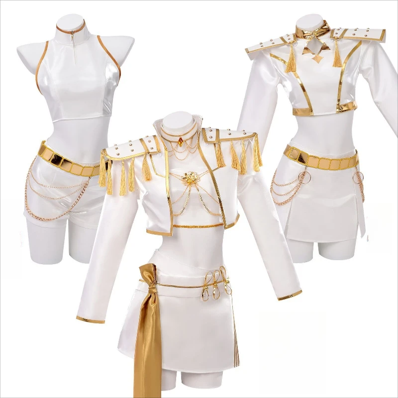 

Kpop Demon Huntrix Hunters Halloween Cosplay Rumi Zoey Mira Costume Idol Role Playing Carnival Theme Party Suit Women