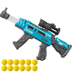 DIZ TOYS 45cm Soft Bullet Gun Toys Random Color M416 SCAR Model Kid Shooting Toy Weapon Manual Foam Ball Launcher Children Gift